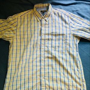 Club room mens large LS button down shirt